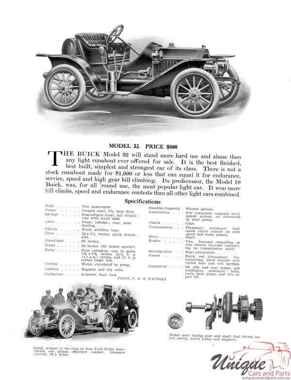 1911 Buick Catalogue Page 4